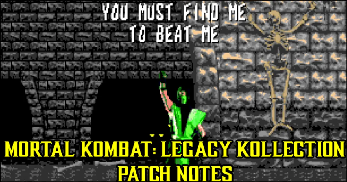 Mortal Kombat: Legacy Kollection patch notes for new update to lower input lag, improve online and more - EventHubs